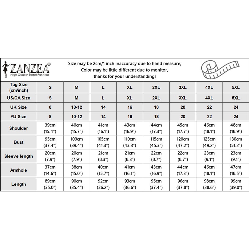 Đầm ZANZEA ngắn tay cổ đứng in họa tiết thời trang cho nữ