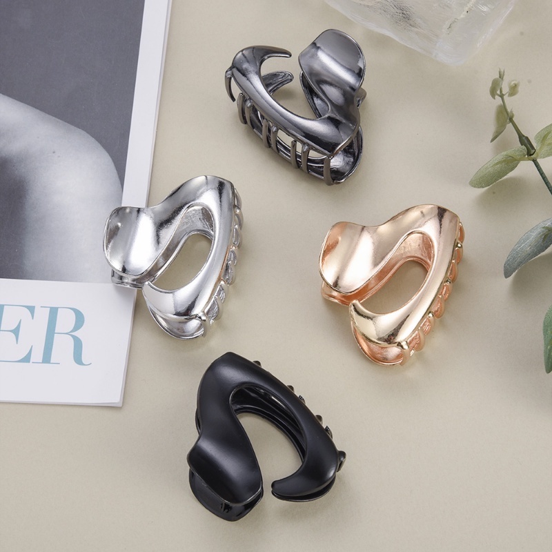 Kẹp Tóc Kim Loại Hình Cá Mập Thời Trang Hàn Quốc Cho Nữ