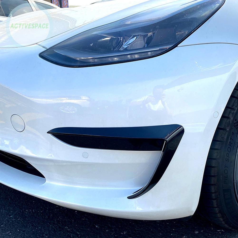 Bộ 3 Vỏ Bọc Bằng Nhựa ABS Cho Thanh Chắn Trước Xe Hơi