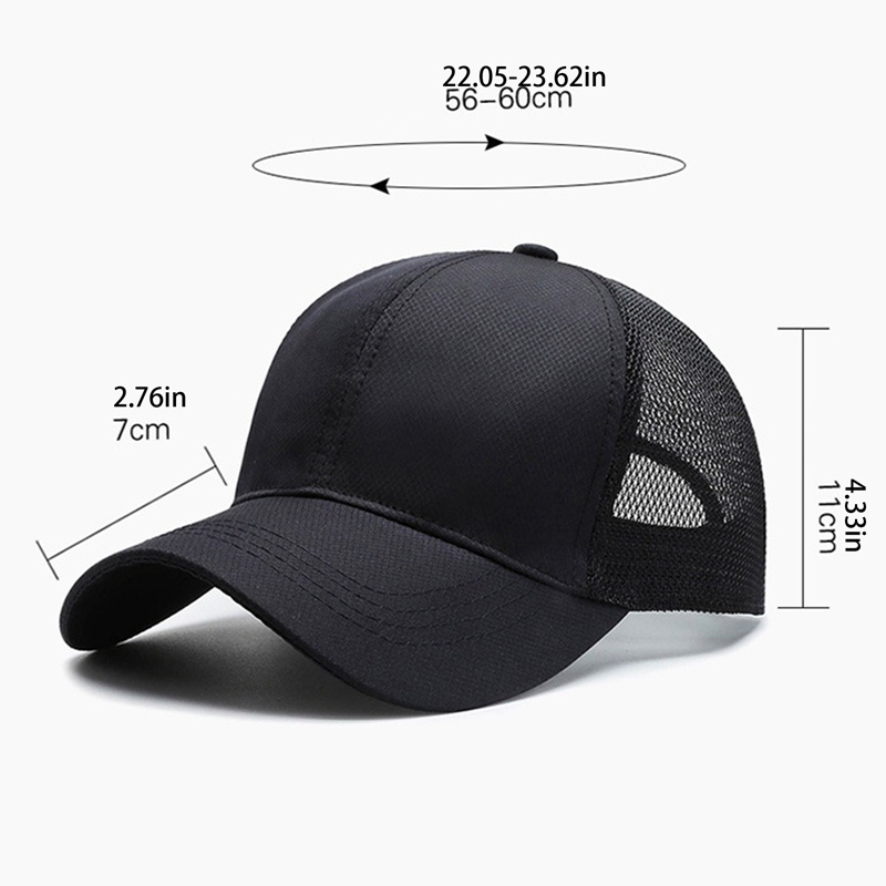 Mũ Thể Thao Chất Liệu Cotton Phối Lưới Mỏng Thoáng Khí Thời Trang Mùa Hè Cho Nam