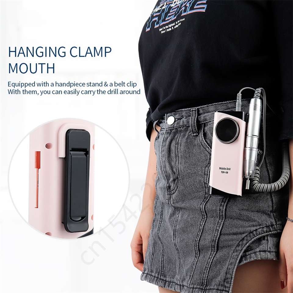 Máy Khoan Móng Tay 30000RPM Chuyên Dụng Cho Salon Làm Móng