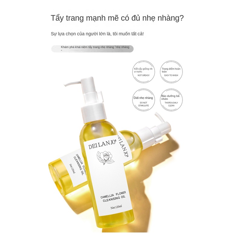 Dầu Tẩy Trang Nhẹ Nhàng Làm Sạch Sâu Không Gây Kích Ứng