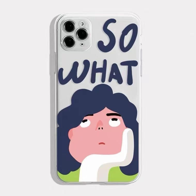 ✅Ốp Điện Thoại Dẻo Trong Suốt Họa Tiết Vui Nhộn Chống Ồn Cho Iphone11 1412 Xsmax xr 13 XAO6