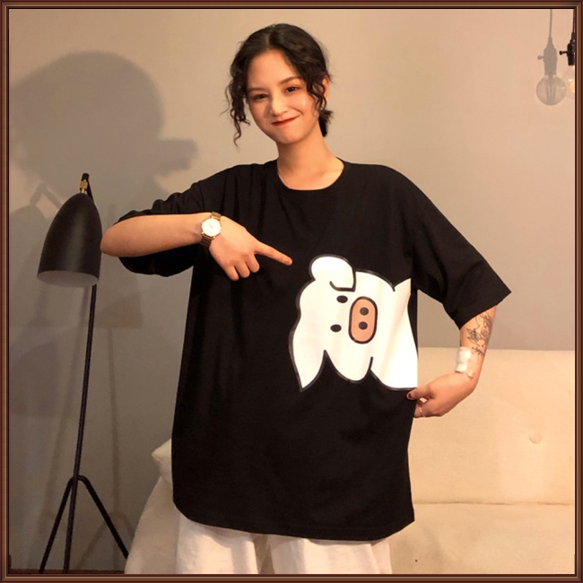 Áo Thun Tay Ngắn In Họa Tiết Hoạt Hình Thời Trang Mùa Hè Cho Nam Và Nữ