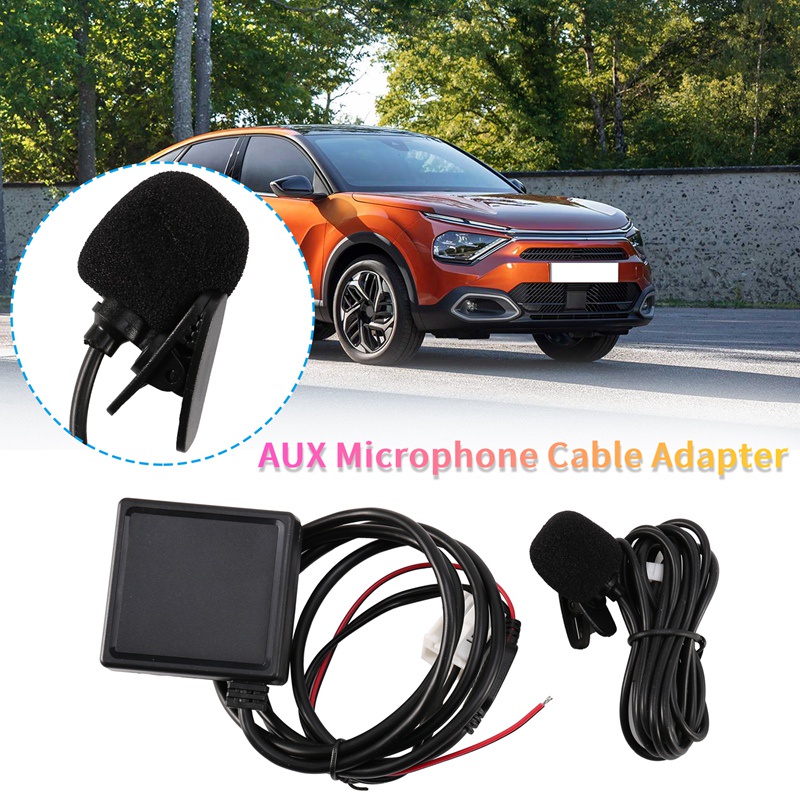 Âm thanh HIFI trên ô tô Mô-đun Bluetooth 5.0 AUX Bộ chuyển đổi cáp micrô Radio Âm thanh nổi cho Citroen C2 Peugeot 307 408 807 1007
