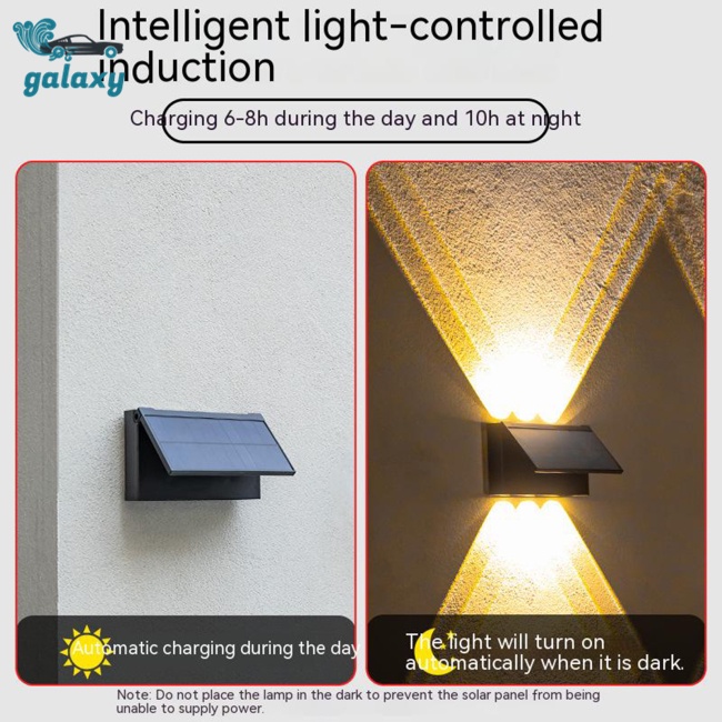 Galaxy Đèn Led 6 Bóng 5v Sử Dụng Năng Lượng Mặt Trời