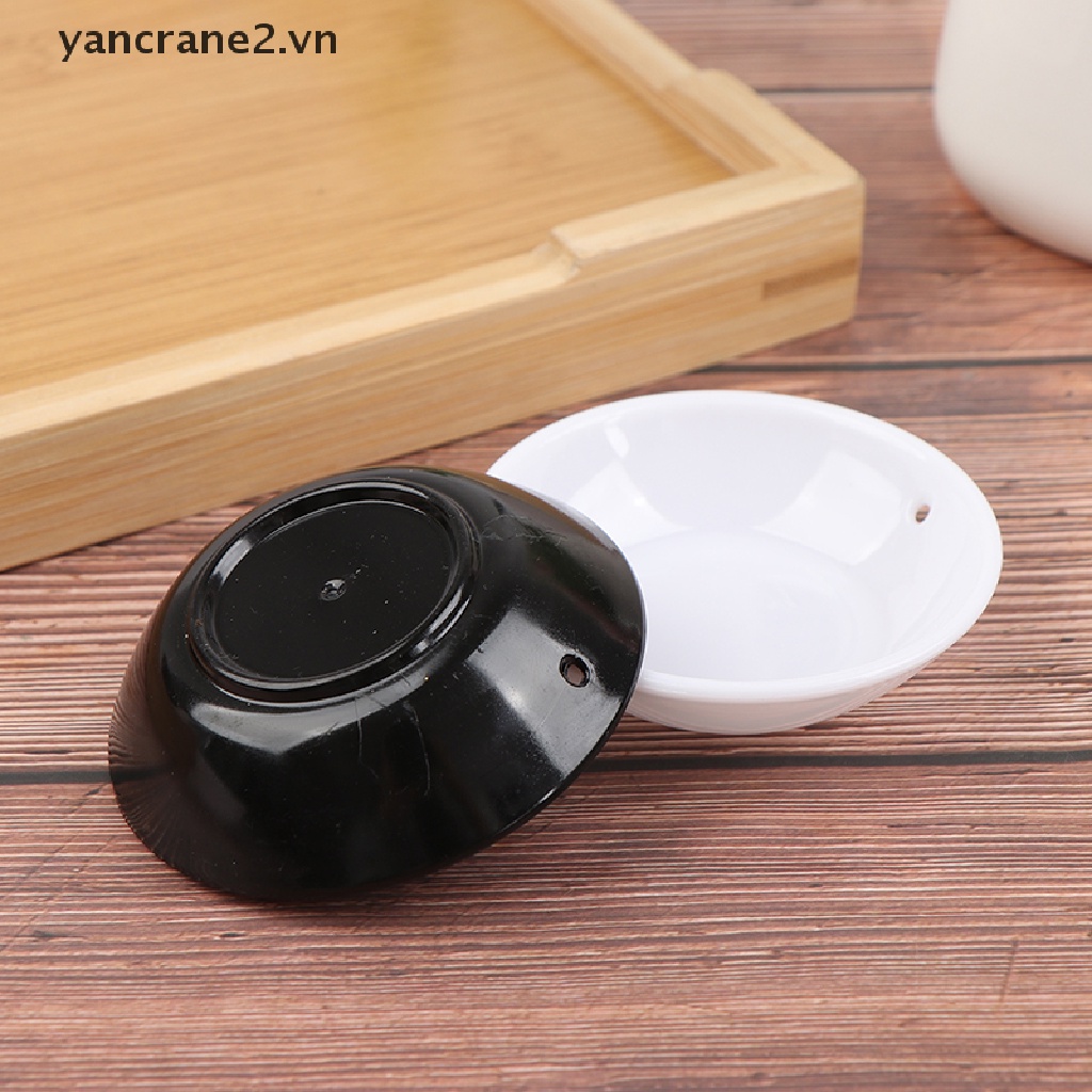 Set 2 Chén Dĩa Tròn Tỉ Lệ 1 / 6 Cho Nhà Búp Bê