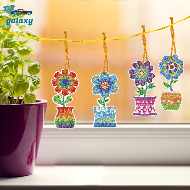 Galaxy Set 10 Phụ Kiện Treo Trang Trí Nhà Cửa Kiểu Hoạt Hình Dễ Thương Diy