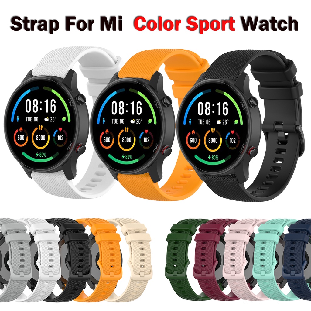 Dây Đeo Silicone 22mm Cho Xiaomi Mi Watch Color 2 / Mi Watch / S1 Pro