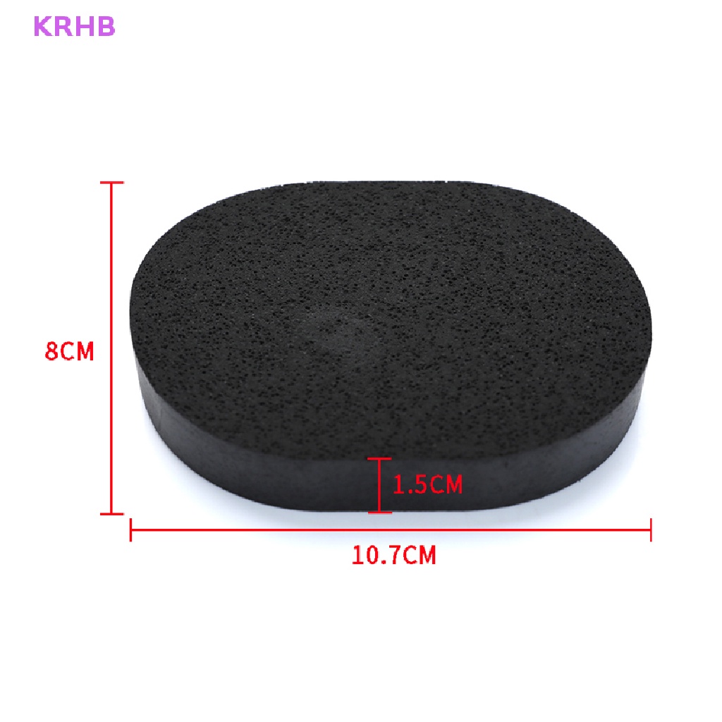 Mút Rửa Mặt Than Tre Hoạt Tính Màu Đen KRHB