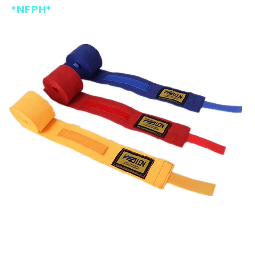 1 Cặp Đai Quấn Cổ Tay Bằng Cotton Hỗ Trợ Tập Taekwondo Muay Thai / MMA Mới