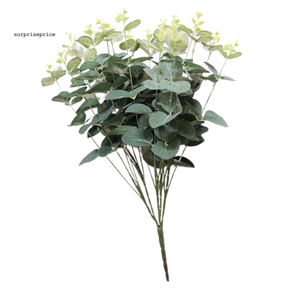 1 Bó Lá Bạch Đàn Nhân Tạo Bằng Nhựa Cho Trang Trí