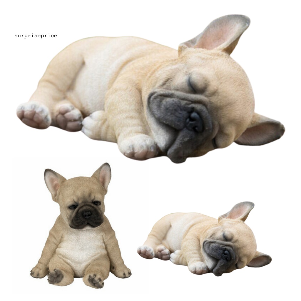 Spa Mô Hình Tượng Chó Bull Pháp 2 Phong Cách Đáng Yêu Làm Quà Sinh Nhật