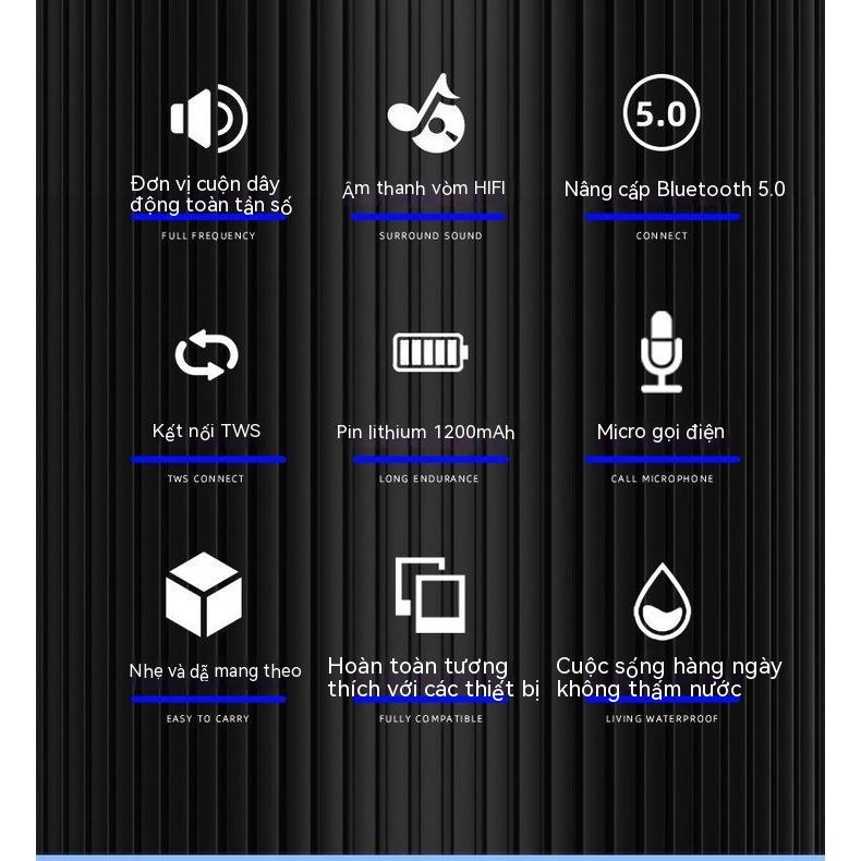 Loa Bluetooth Không Dây K3pro Loa Siêu Trầm Mini Mẫu Mới Âm Thanh Nổi Cầm Tay Ngoài Trời