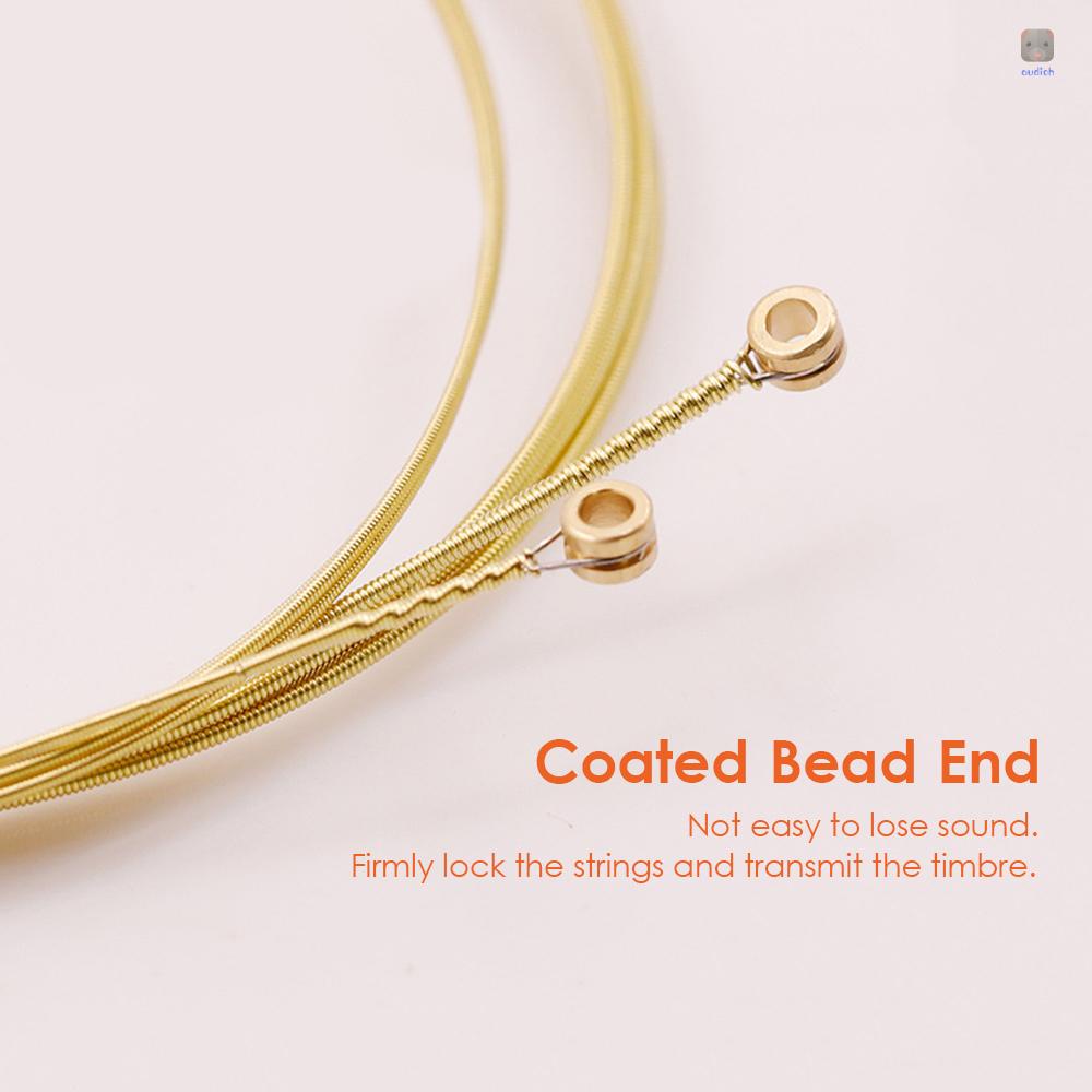 Set 6 Dây Đàn Guitar Lõi Thép Phủ 6 Dây Chống Rỉ Sét