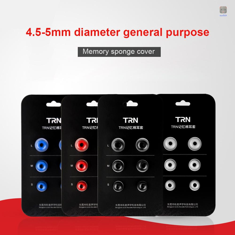 Bộ 6 Nút Bọc Đầu Tai Nghe Bằng Cao Su Non Cách Âm