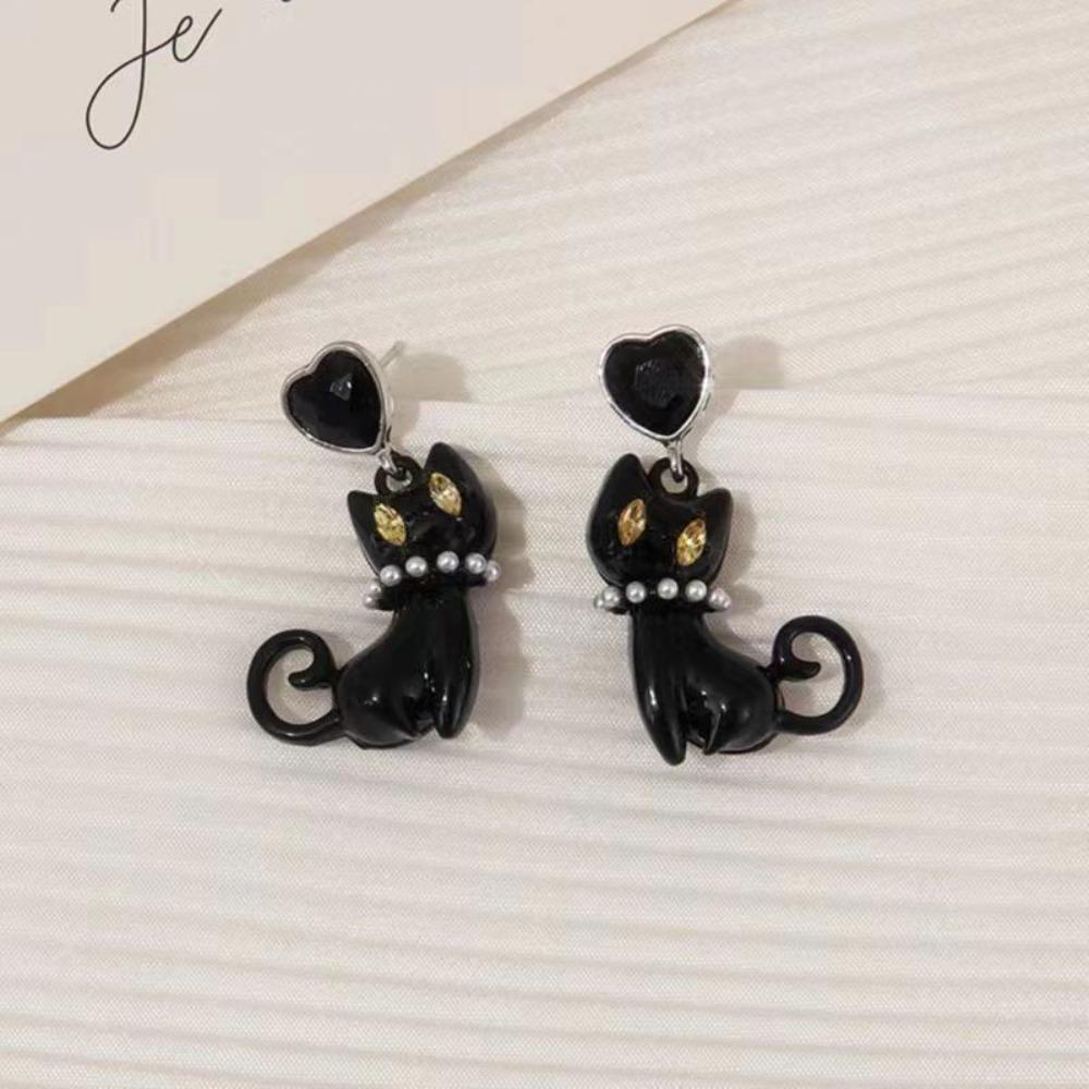 Khuyên Tai Hình Trái Tim Phong Cách Hàn Quốc Dễ Thương CABEZA Y2K