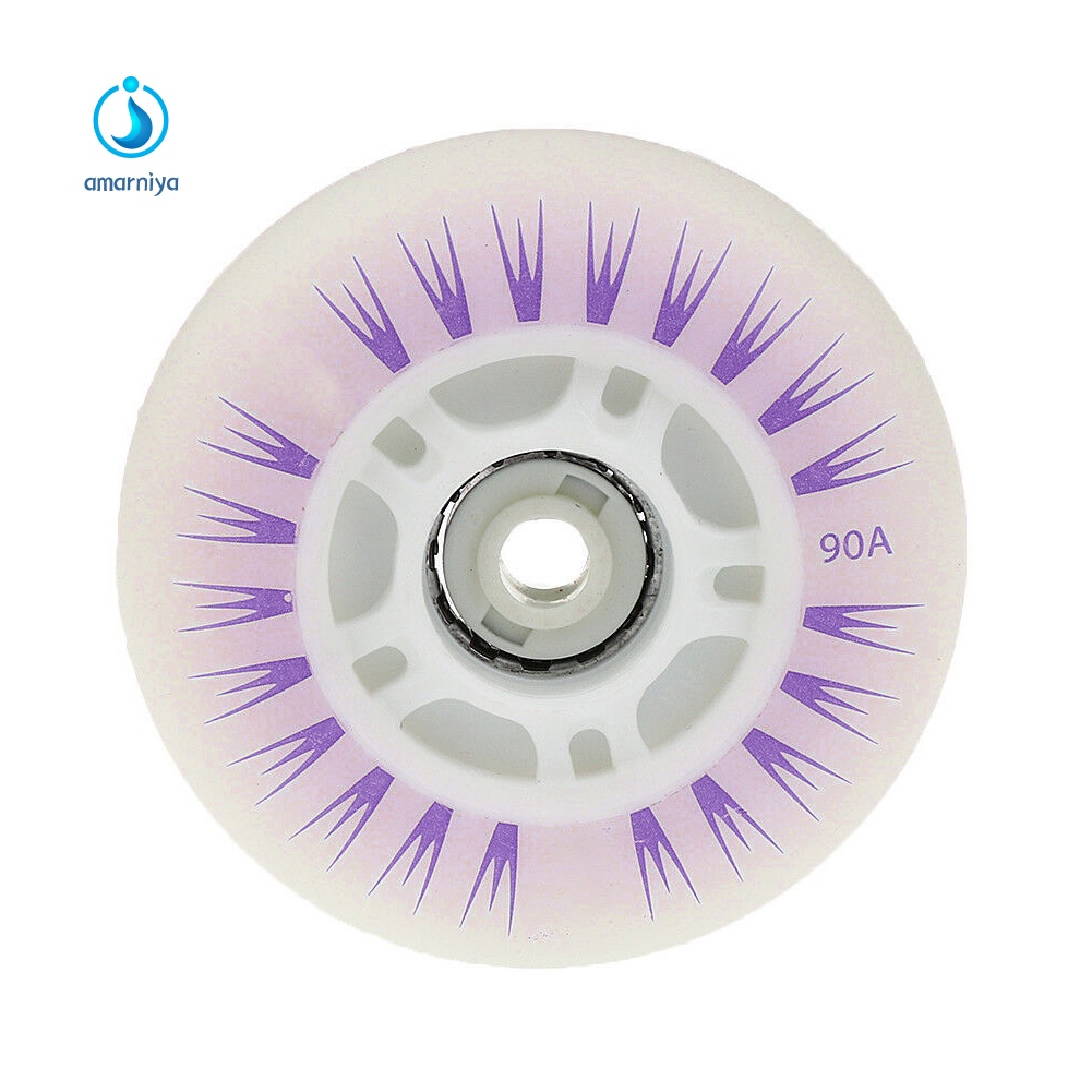 4 Bánh Xe Trượt Patin Phát Sáng Đèn LED 76 / 80mm