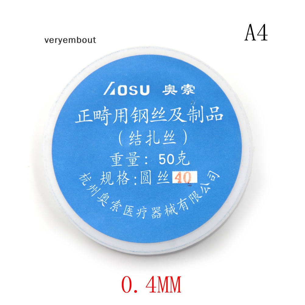 Dây Thép Không Gỉ Chỉnh Hình Răng Miệng 0.2mm-0.5mm