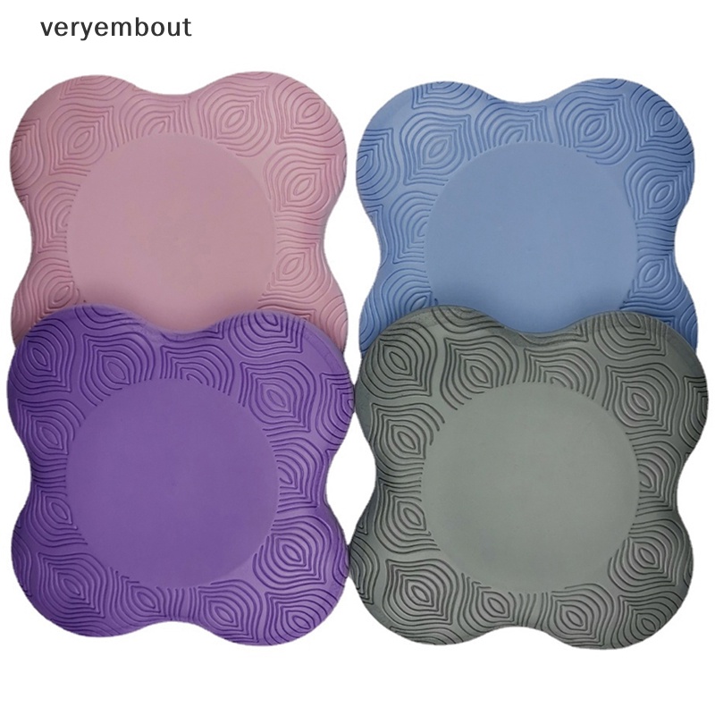 1 Miếng Đệm Bảo Vệ Đầu Gối Chống Trượt Màu Trơn Tiện Dụng Khi Tập Yoga