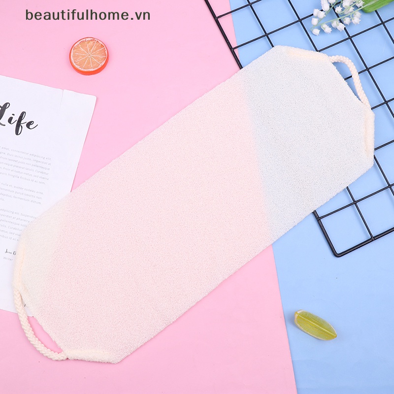 1 Khăn Tắm Tẩy Tế Bào Chết Bằng Nylon Cho Da Lưng / Cơ Thể