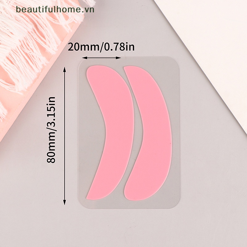 1 Cặp Miếng Silicone Dán Dưới Mắt Loại Bỏ Quầng Thâm Nếp Nhăn Có Thể Tái Sử Dụng