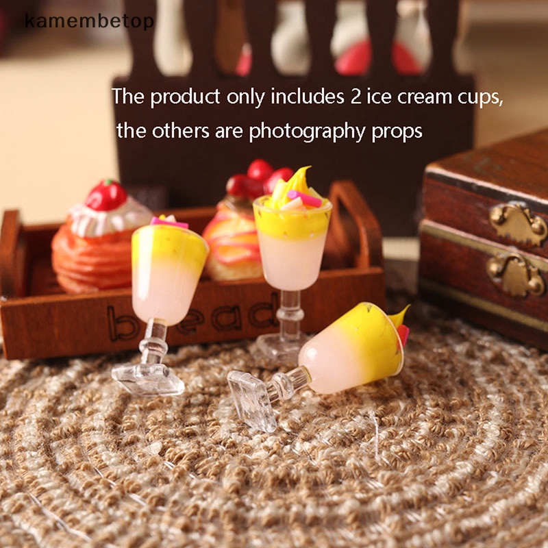 Set 2 Ly Kem Đồ Chơi Búp Bê Cỡ 1 / 12