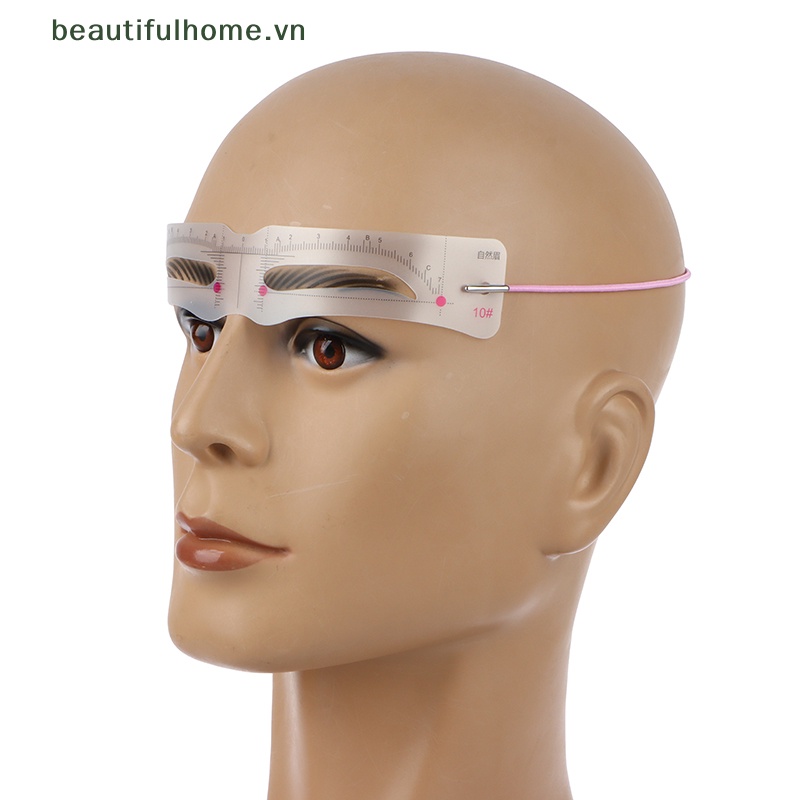 Bộ 12 Dụng Cụ Tạo Hình Trang Điểm Lông Mày Một Bước