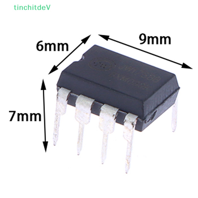 Bộ 3 Linh Kiện Điều Khiển Đèn LED JW1758B DIP-7 IC Không Tiếp Xúc