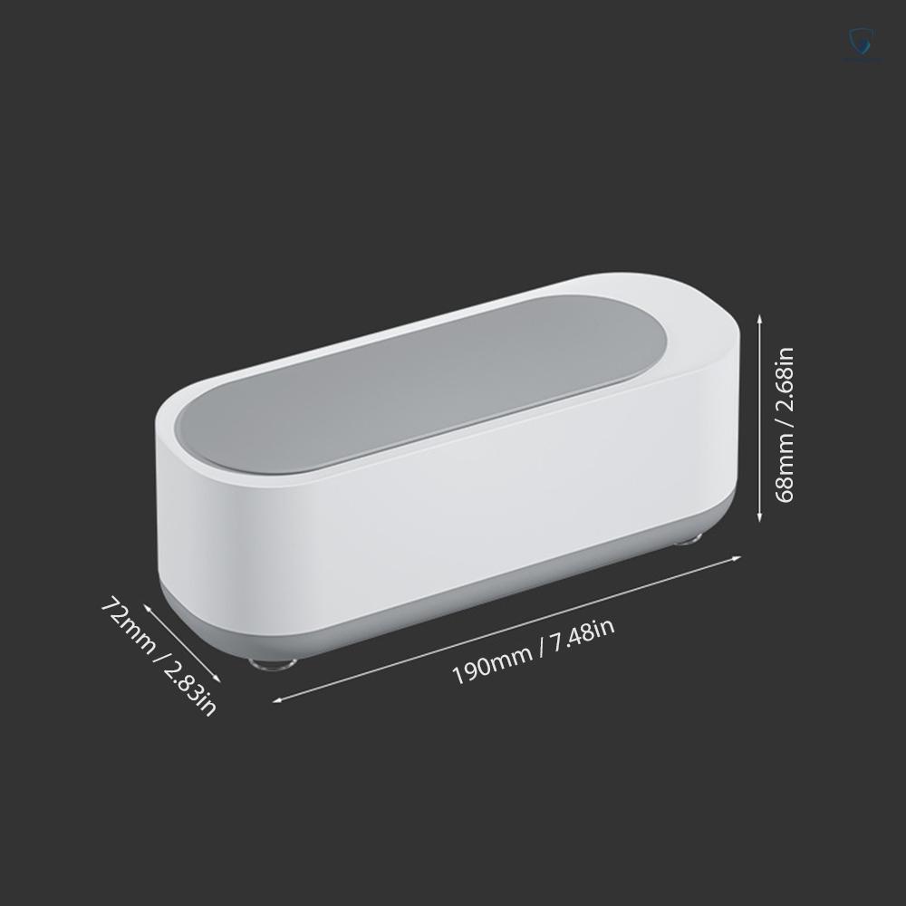 (laptvn) Máy Rung Sóng Siêu Âm Mini Làm Sạch Trang Sức / Bàn Chải Đánh Răng / Mắt Kính / Bàn Chải