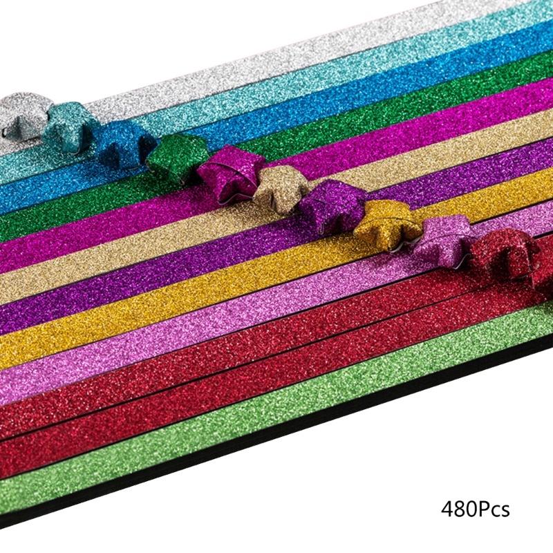 Bộ Giấy Xếp Origami Hai Mặt Họa Tiết Ngôi Sao