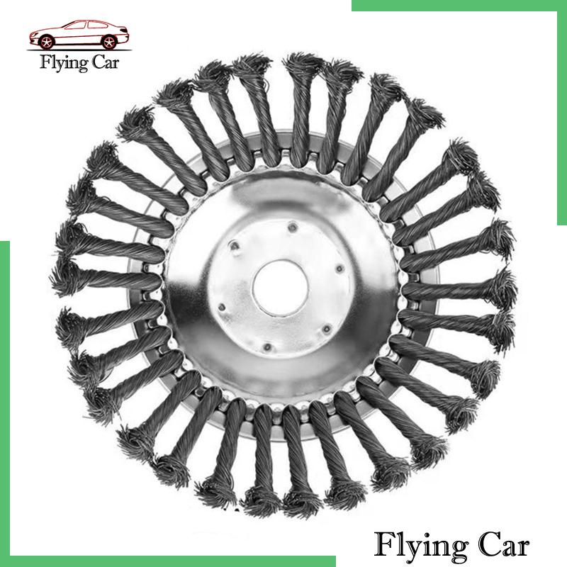 [Lzdjfmy2] Đầu Bàn Chải Cỏ Bằng Dây Thép Phủ Cho Đá Pavement Driveway