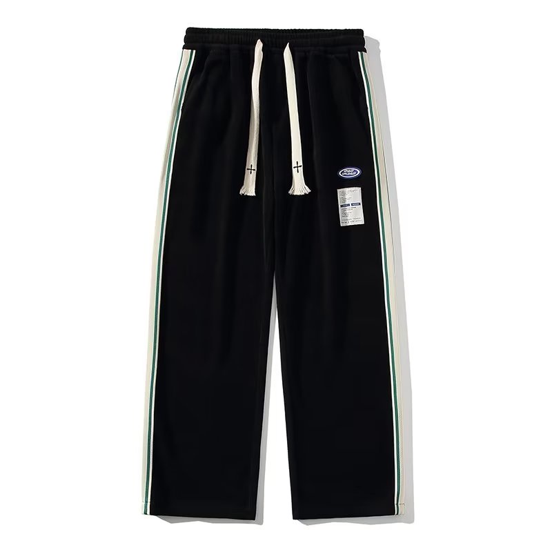 Quần ống rộng Họa Tiết Kẻ Sọc Thời Trang Phong Cách Hàn Quốc Cho Nam