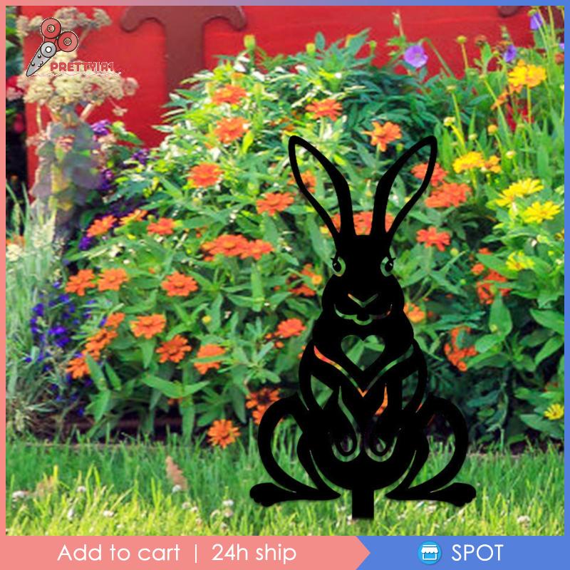 1 Tượng Acrylic Hình Động Vật Trang Trí Vườn Ngày Lễ