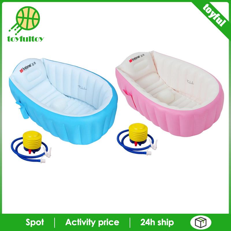 Bể bơi Bơm Hơi Bằng PVC Có Thể Gấp Gọn Cho Bé 1 2 3 Tuổi