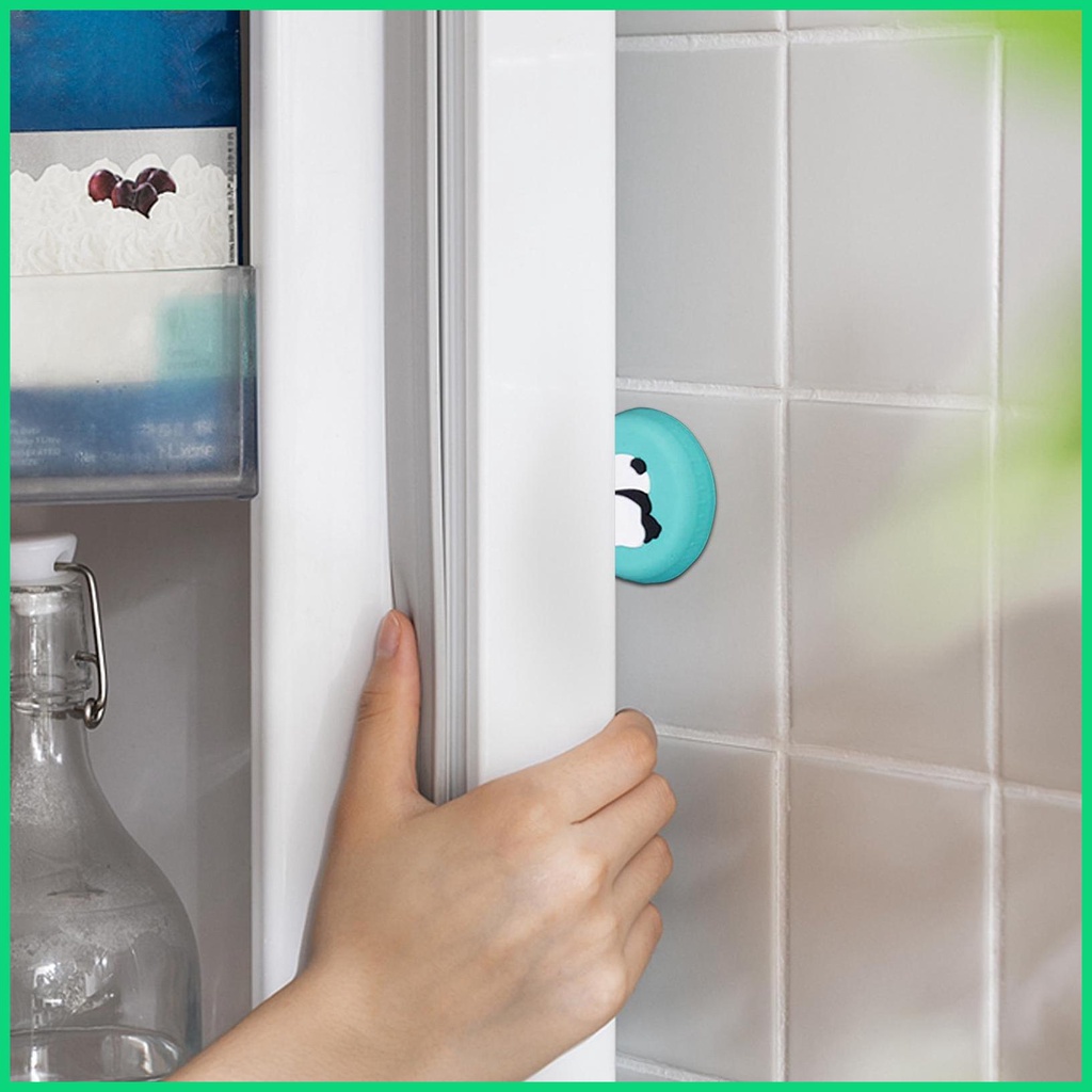 Ultra Miếng Chặn Bảo Vệ Cửa Bằng Silicon Hình Tròn Siêu Mềm Có Thể Tái Sử Dụng Cho jiwvn