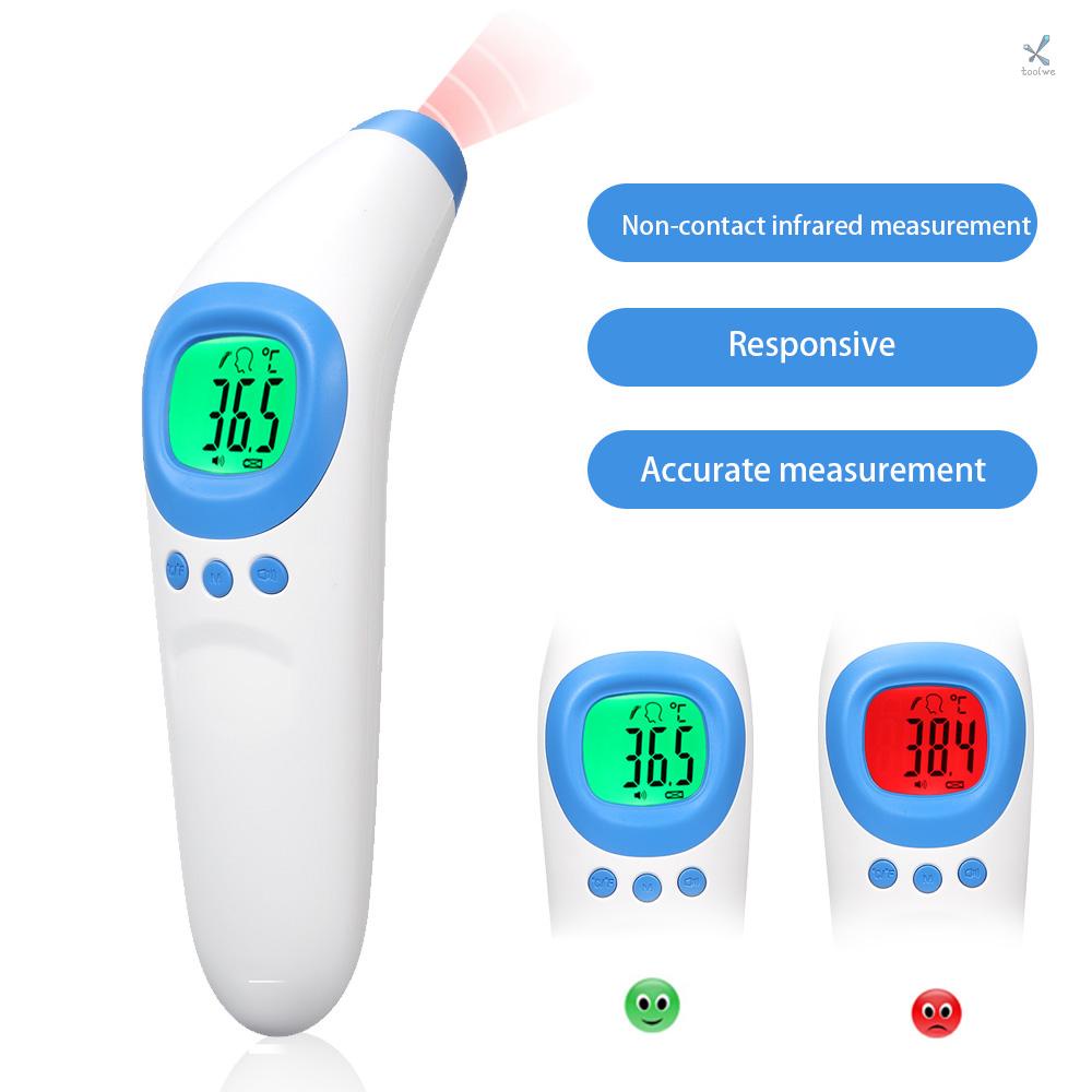 Nhiệt Kế Hồng Ngoại Đo Nhiệt Độ Trán Không Tiếp Xúc Màn Hình LCD
