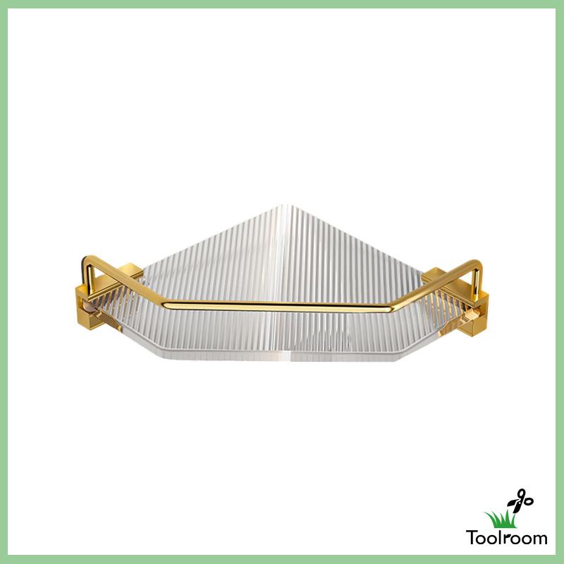 Kệ Đựng Đồ Dùng Gắn Góc Tường Nhà Tắm Chống Gỉ Tiện Dụng