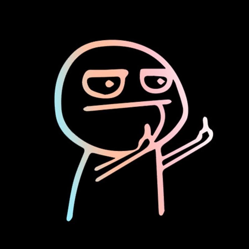 Sticker Dán Trang Trí Xe Hơi Họa Tiết Hoạt Hình Vui Nhộn Ifashion ifashion365