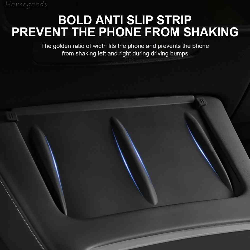 Đệm Đỡ Điện Thoại Bằng Silicon Chống Trượt Cho Tesla Model 3 / Y 2023