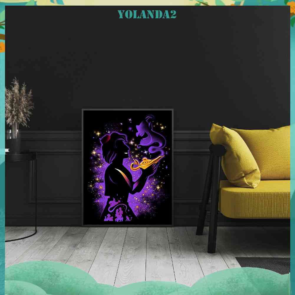 Bộ Tranh Đính Đá 5D Tự Làm Họa Tiết Disney Xinh Xắn