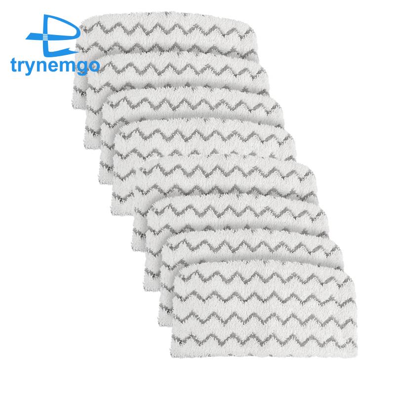 Set 8 Tấm Vải Thay Thế Cho Cây Lau Nhà Shark S1000 S1000A S1000C S1000WM S1001C