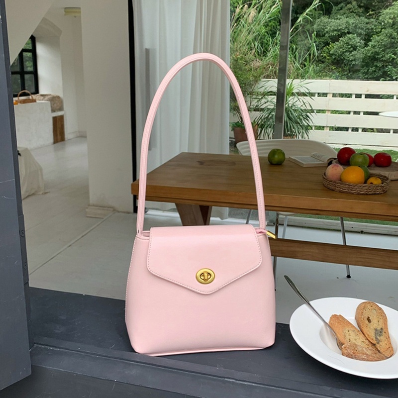 Túi Xách Da PU Màu Trơn Thời Trang Dành Cho Nữ