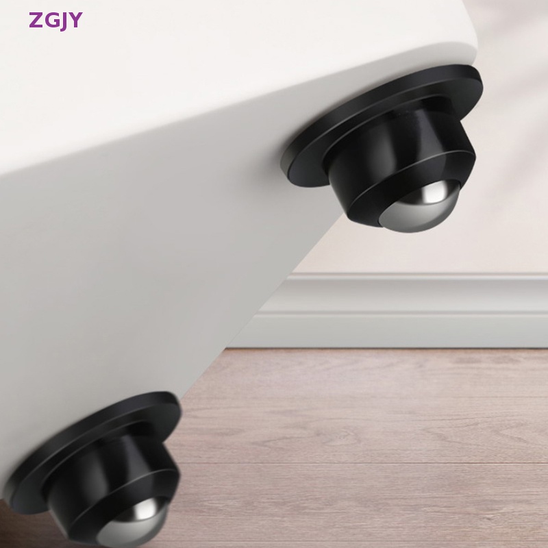 Bánh Xe Ròng Rọc Xoay 360 Độ Tự Dính Bằng Thép Không Gỉ Thông Dụng Cho Đồ Nội Thất Mới