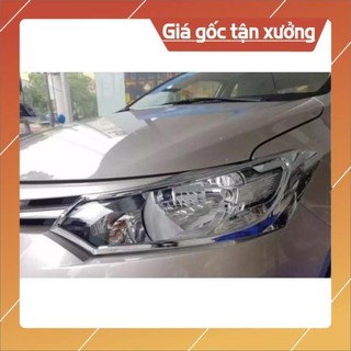 ỐP VIỀN ĐÈN PHA, HẬU VIOS 2014- 2017 mạ crom cao cấp