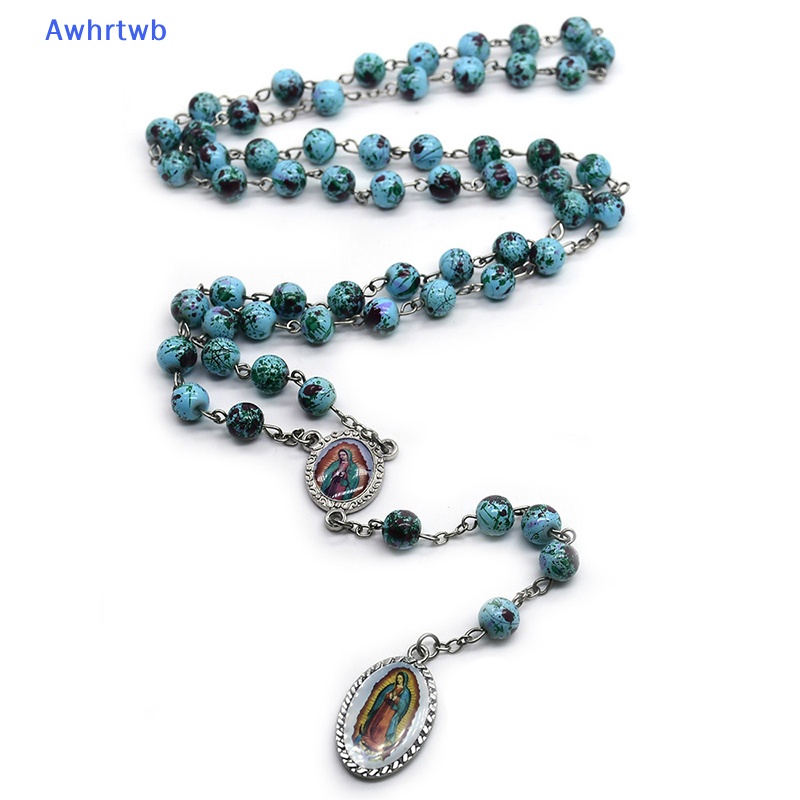 Vòng cổ Mặt Hình Đức Mẹ Đồng Trinh Rosary Thời Trang Mới