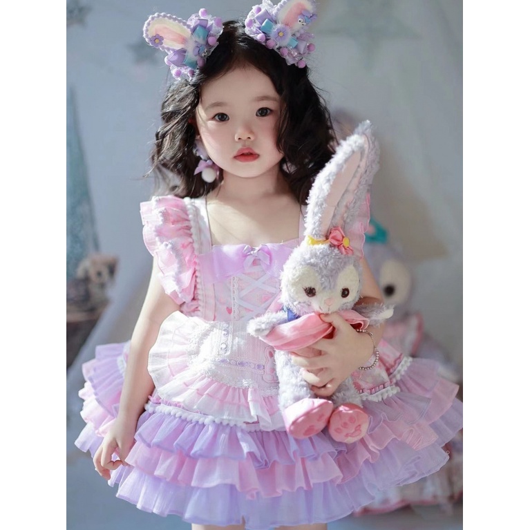 Đầm Công Chúa Lolita Thời Trang Mùa Hè 2023 Cho Bé Gái