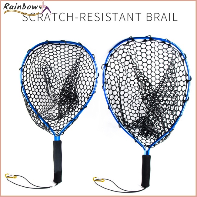 Lưới Đánh Bắt Cá 35 / 43cm Bằng Hợp Kim Nhôm Siêu Nhẹ Tiện Dụng