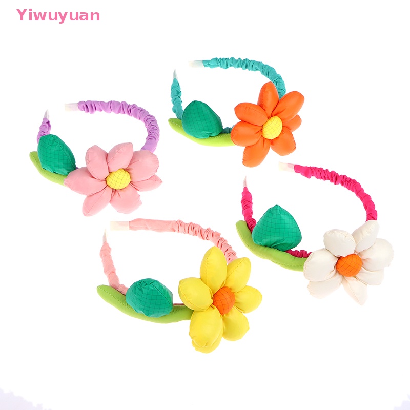 < Yiwuyuan > Băng Đô Hình Hoa Hướng Dương Ngọt Ngào Cho Nữ Và Trẻ Em Trang Trí Tiệc Mới
