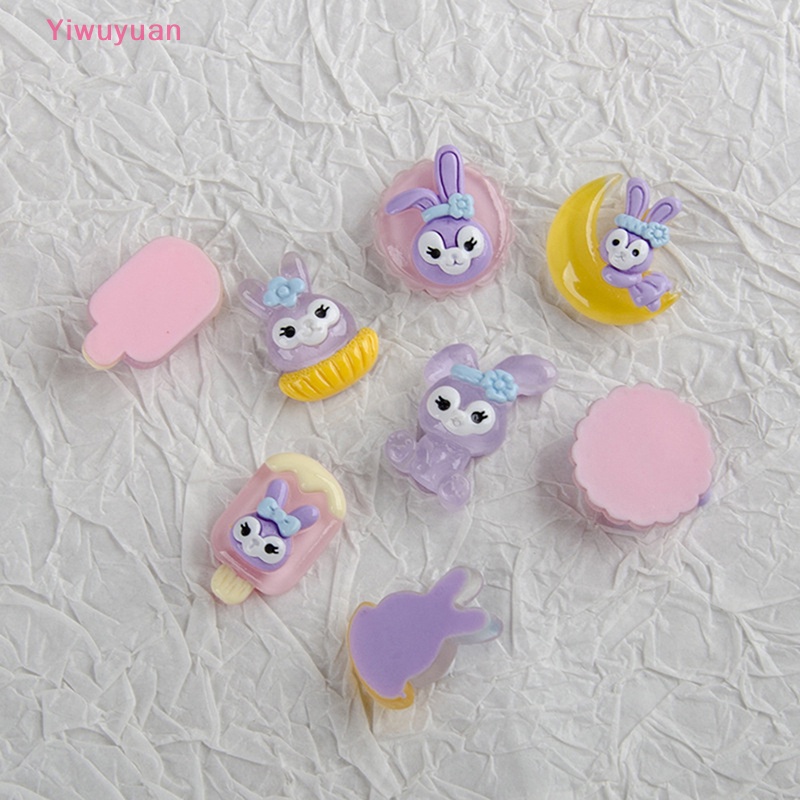 Bộ 10 Kẹp Tóc Hình Thỏ Hoạt Hình Dễ Thương